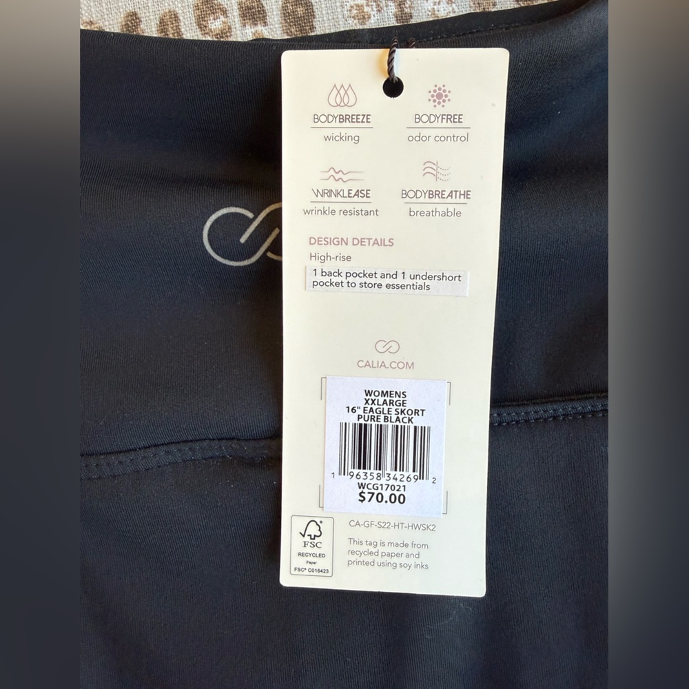 NWT CALIA by Carrie Underwood Women’s 16” Eagle Golf Skort - Picture 6 of 6
